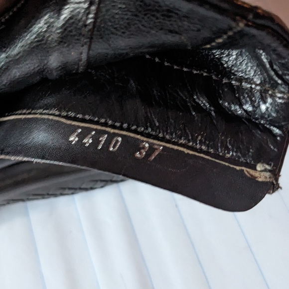 90s Prada Vibram sole Black Leather Chunky Platform Ankle Boot - Picture 9 of 11